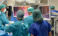 El equipo de Cirugía Torácica del Hospital Ruber Internacional, del que forma parte el Dr. Ávila. (Foto. Ruber Internacional)