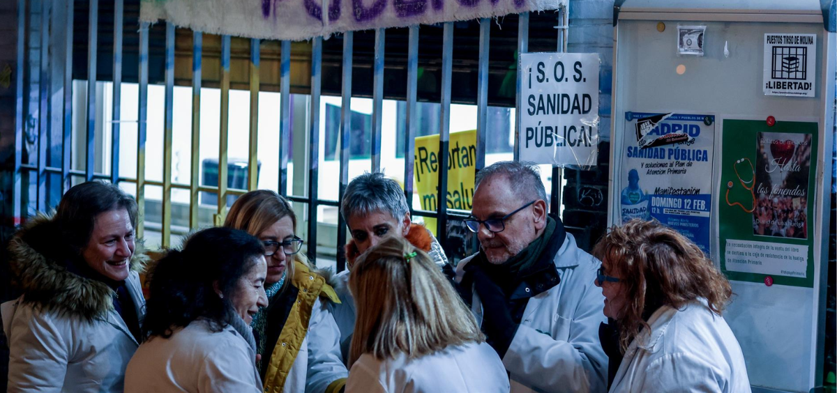 Huelga de médicos en Madrid. (Foto: EP)