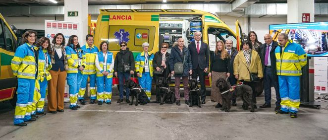 Madrid estrena acompañamiento de perros de asistencia en las ambulancias del SUMMA 112 (Foto: Comunidad de Madrid)