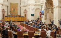 Salón de Plenos del Parlamento de Andalucía. (Foto: EP)
