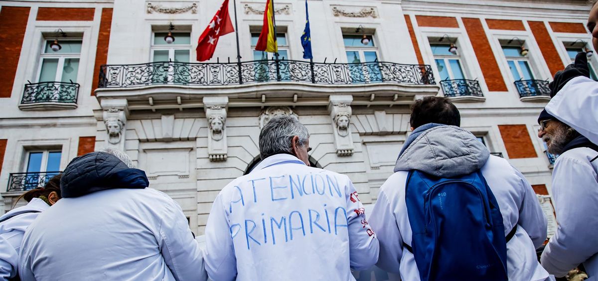 Huelga de médicos y pediatras de Atención Primaria en Madrid (Foto. EP)