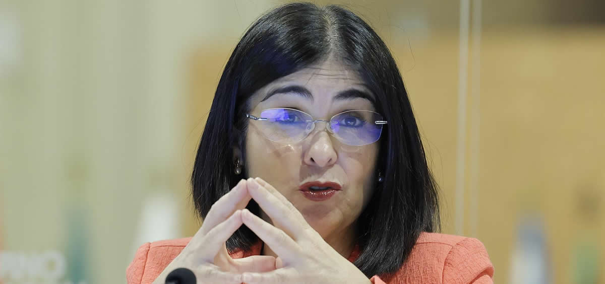 La ministra de Sanidad, Carolina Darias. (Foto: Europa Press)