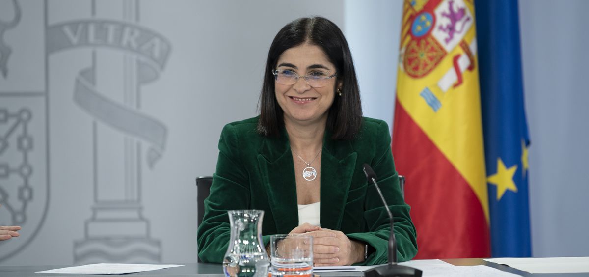 Carolina Darias, en la rueda de prensa posterior al Consejo de Ministros. (Foto: Moncloa)