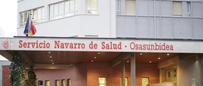 Entrada del Hospital Universitario de Navarra. (Foto: EP)