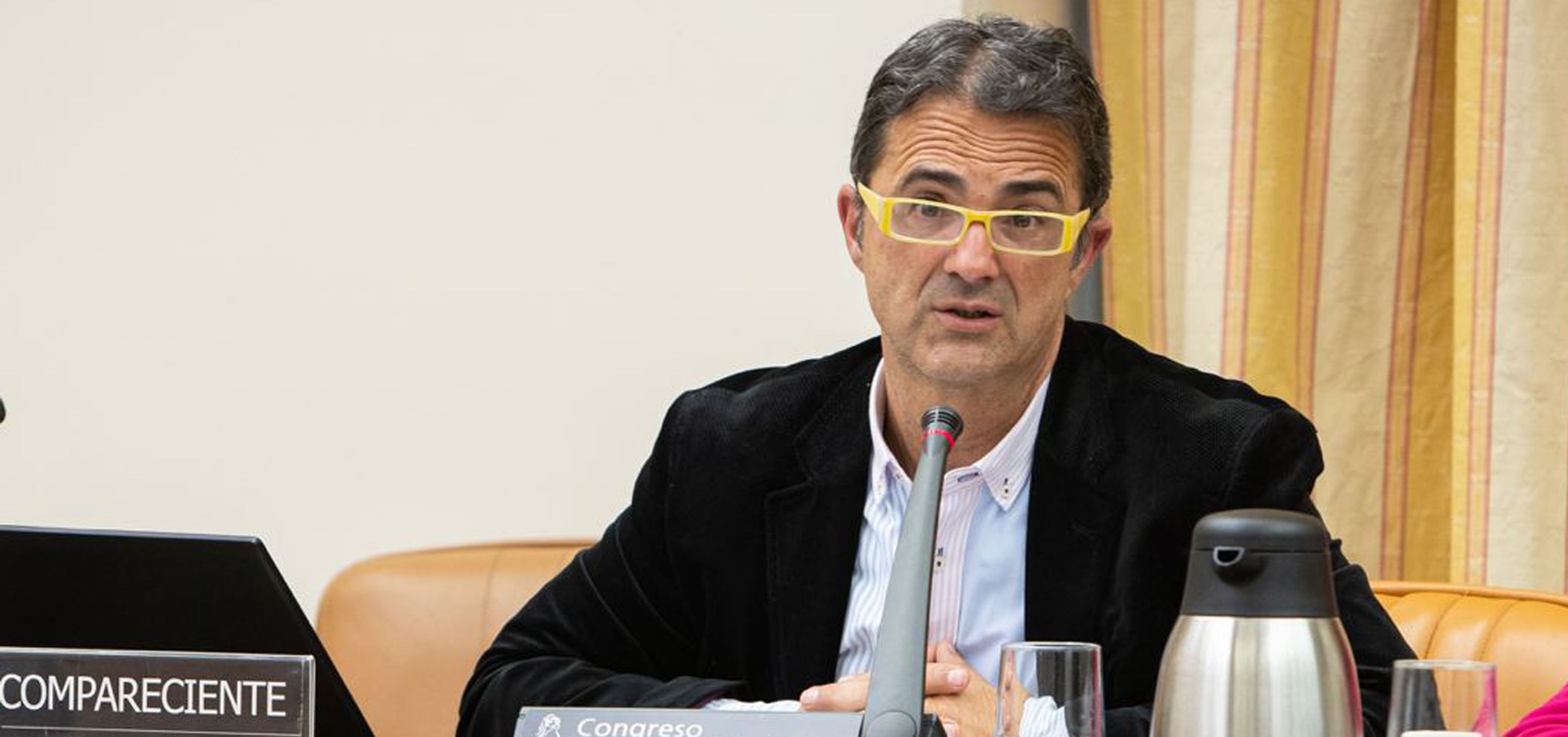El presidente de la Federación Española de Enfermedades Raras (FEDER), Juan Carrión (Foto: Congreso de los Diputados)