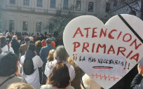 Manifestación en Madrid por la defensa de la Atención Primaria. (Foto: EP)