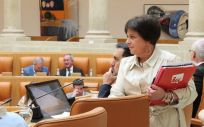 Henar Moreno, Izquierda Unida, en el Parlamento de La Rioja (Foto: Europa Press)