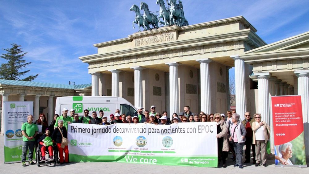 El Parque Europa recibe a pacientes con EPOC y familiares