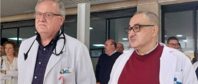 A la izquierda, Leopoldo Rodriguez, presidente del Sindicato Médico de Melilla. (Foto: SMM)