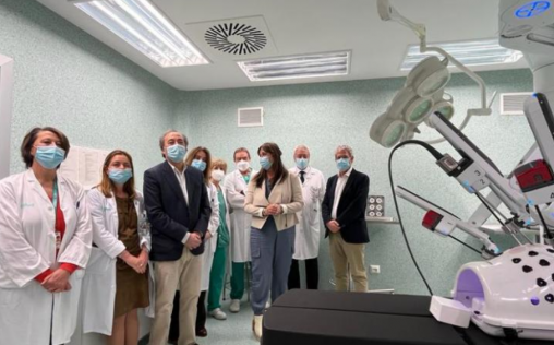Aragón recibe el primer robot Da Vinci para cirugías complejas de alta precisión