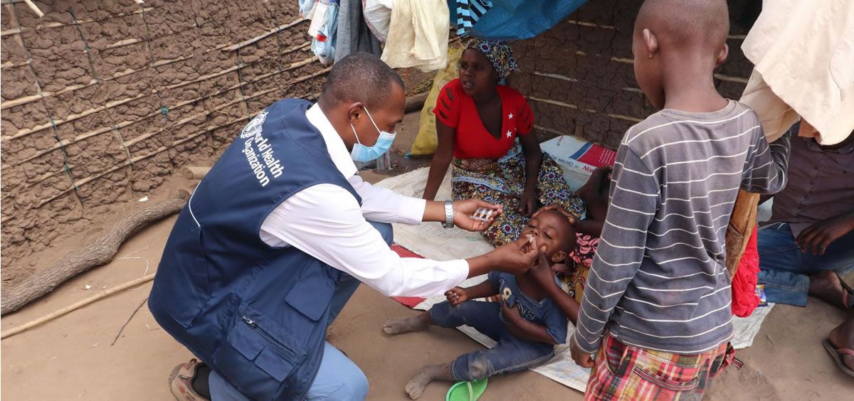 Campaña de vacunación contra el cólera en Mozambique (Foto. WHO Africa Region)