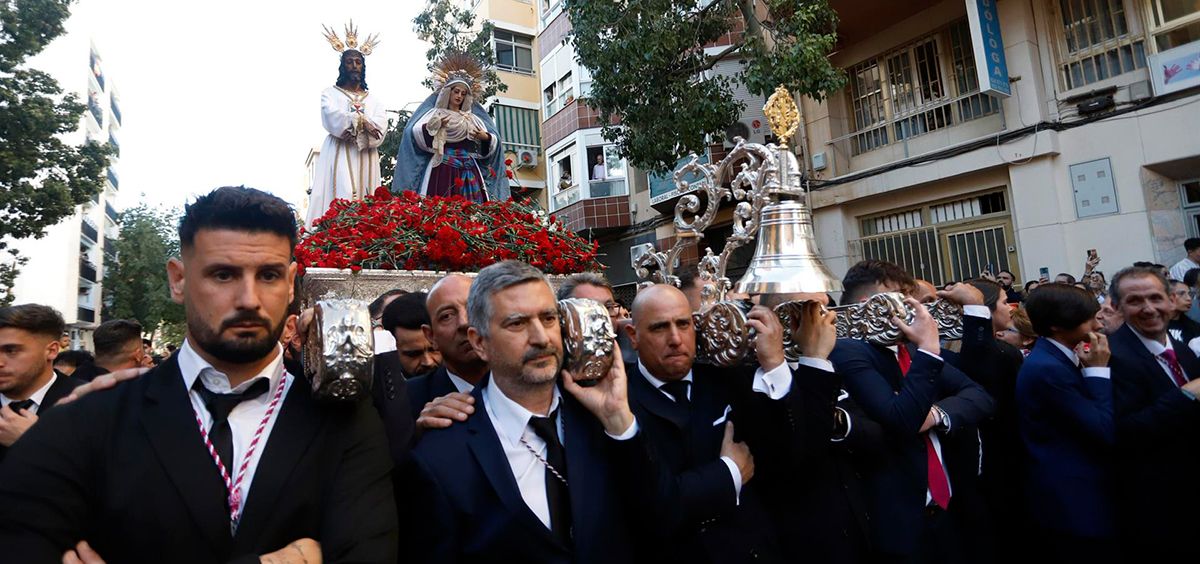 Traslado del Cautivo y la Virgen de la Trinidad de Málaga (Foto. EuropaPress)