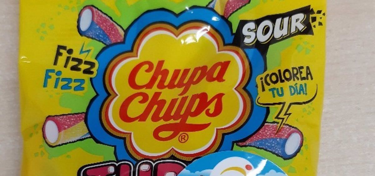 AESAN ha advertido de la presencia de gluten no incluido en el etiquetado del surtido de caramelos de goma 'Sour Mini Tubes' de la marca Chupa Chups (Foto: AESAN/EuropaPress)