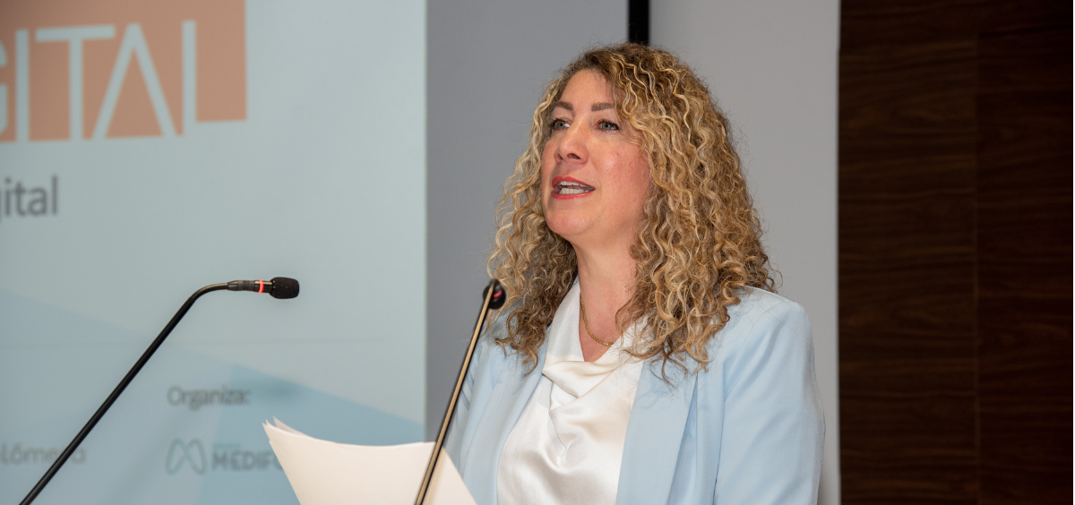 Susana Ferruz, directora Comercial, de Marketing y Relaciones Institucionales de la compañía, durante la gala de los VII Premios SaluDigital (Mediforum)