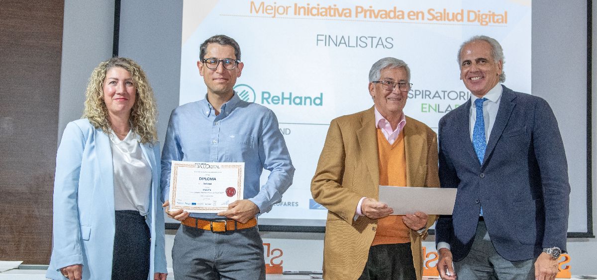 Finalistas en 'Mejor Iniciativa Privada' en los VII Premios SaluDigital (Foto. Óscar Frutos)