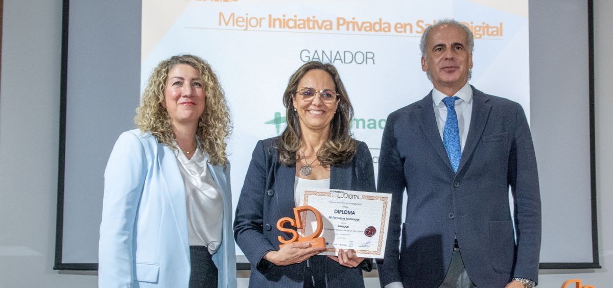 Ganador en 'Mejor Iniciativa Privada' en los VII Premios SaluDigital (Foto. Óscar Frutos)