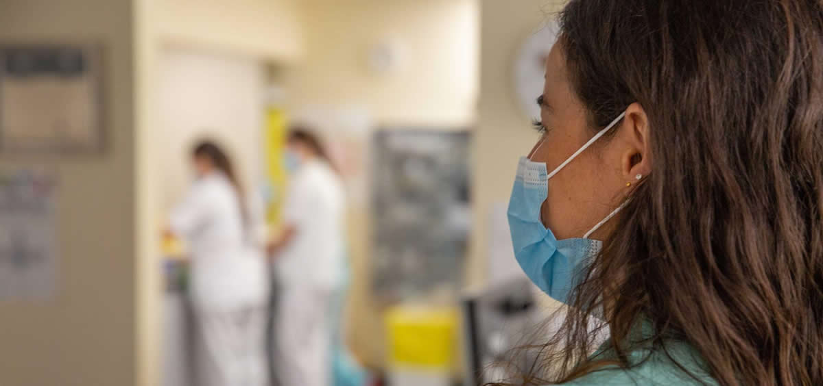 Enfermera con mascarilla (Foto: Hospital Universitario de Torrejón/EuropaPress)