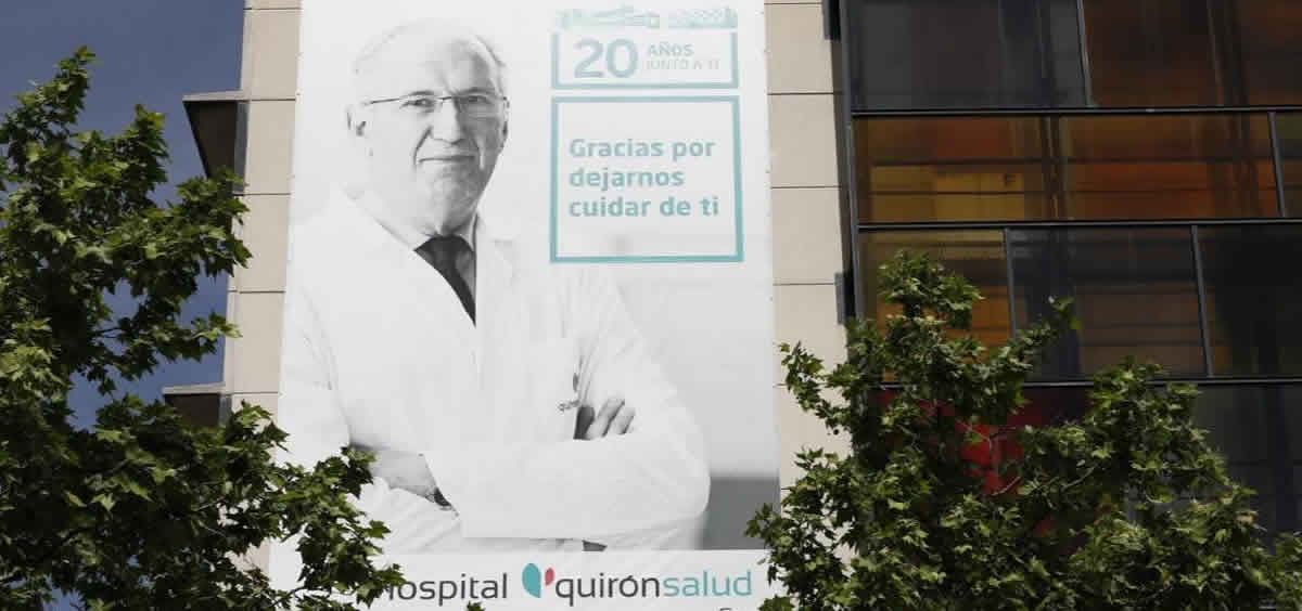 Cartel por el 20 Aniversario del Hospital Quirónsalud Sur (Foto: Hospital Quirónsalud Sur)