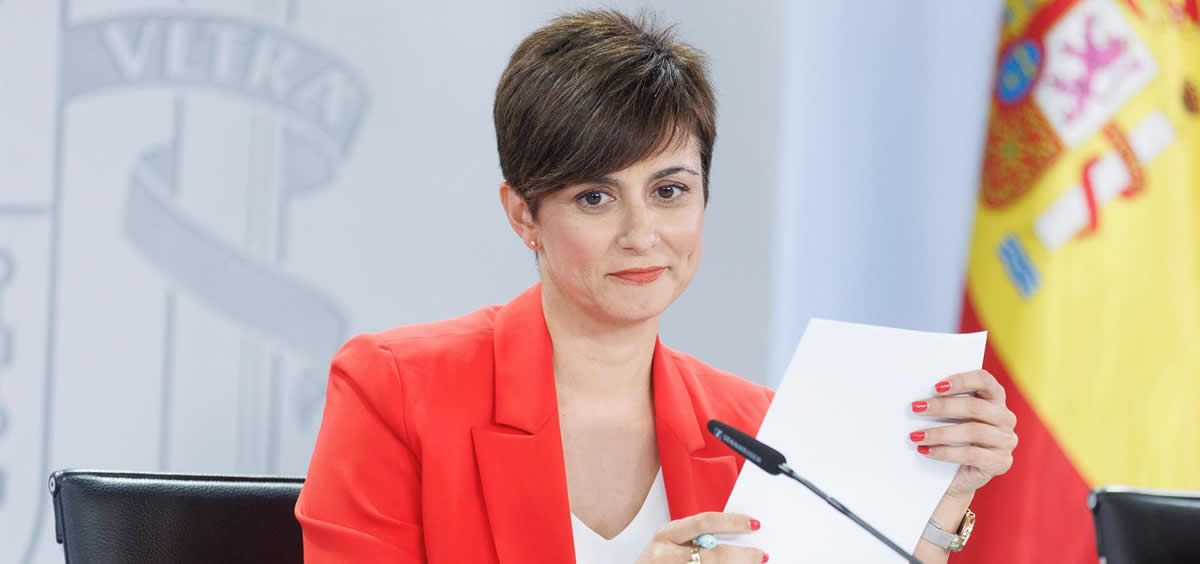 Ministra de Política Territorial y portavoz del Gobierno, Isabel Rodríguez (Foto. Eduardo Parra/Europa Press)