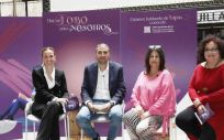 María José Muñoz, Tarek Salman, Amalia Sánchez y Silvia Pérez, en la presentación del cortometraje “Hay un lobo entre nosotros” (Foto: BERBES)