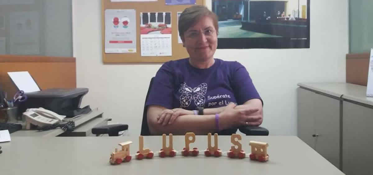 Pilar, paciente con lupus y vocal de la Felupus y presidenta de la Asociación Catalana de Lupus.(Foto: cedida por ella)