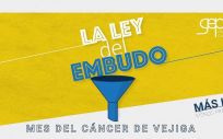 Campaña 'La ley del Embudo' sobre el cáncer de vejiga (Foto. Gepac)