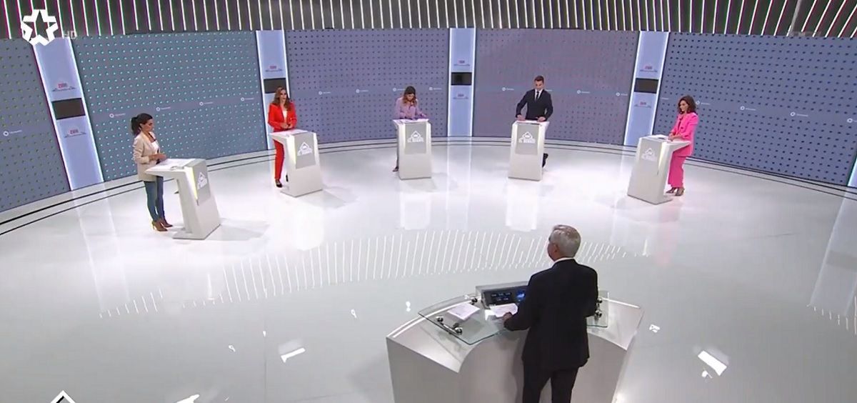 Debate autonómico de los candidatos a la presidencia de la Comunidad de Madrid en Telemadrid
