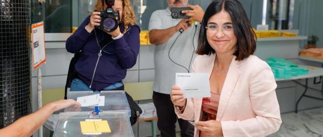 Carolina Darias, exministra de Sanidad, en las elecciones municipales y autonómicas 2023 (Foto: RRSS Carolina Darias)