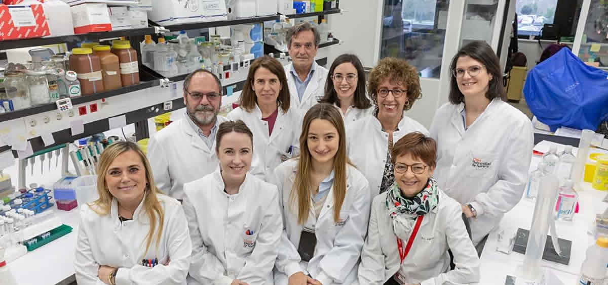 Investigadores del estudio de leucemia mieloide aguda (Foto: Cima Universidad de Navarra)