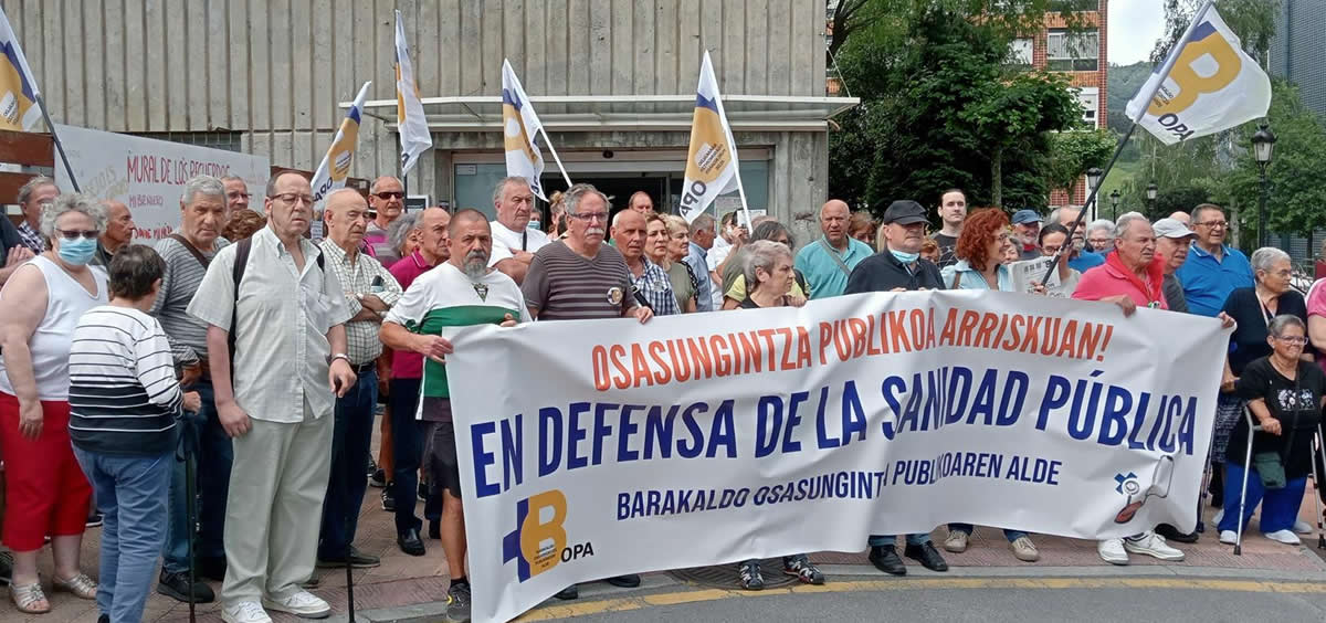 plataforma ciudadana en defensa de la Sanidad Pública de Barakaldo (Foto: BOPA)
