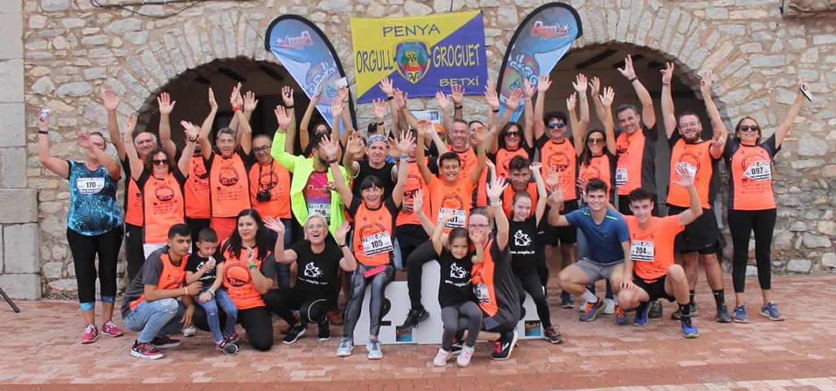 Parte de la Asociacion Valenciana de PKU en un evento benéfico para conseguir fondos (Foto. Cedida por Sergio Orrios)