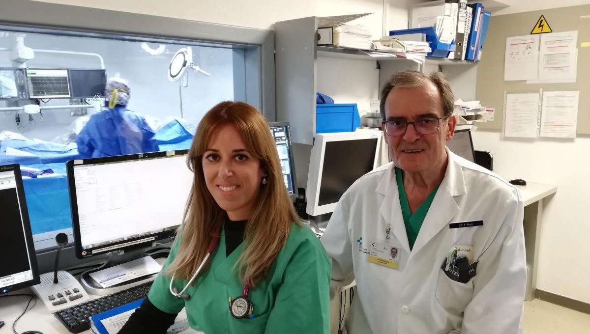 Los cardiologos del HUC, Corabel Mendez y Francisco Bosa, autores del estudio LEVOCEST (Foto: Gobierno de Canarias)