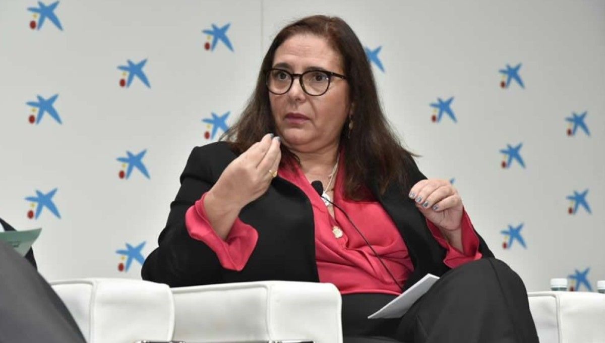 Manuela García Romero, durante su intervención en el Foro Consalud (Foto. Miguel Ángel Escobar)