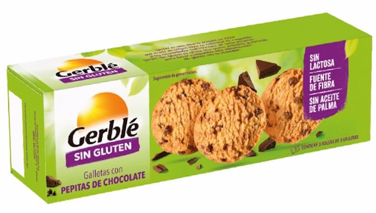 Consumo retira un lote de galletas con pepitas de chocolate sin gluten de Gerblé por contener atropina y escopolamina (Foto: AEMPS)