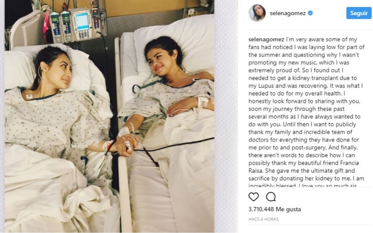 Selena Gómez en Instagram