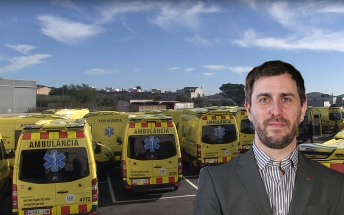 Los problemas de Comín con las ambulancias podrían desembocar en una huelga en la Diada
