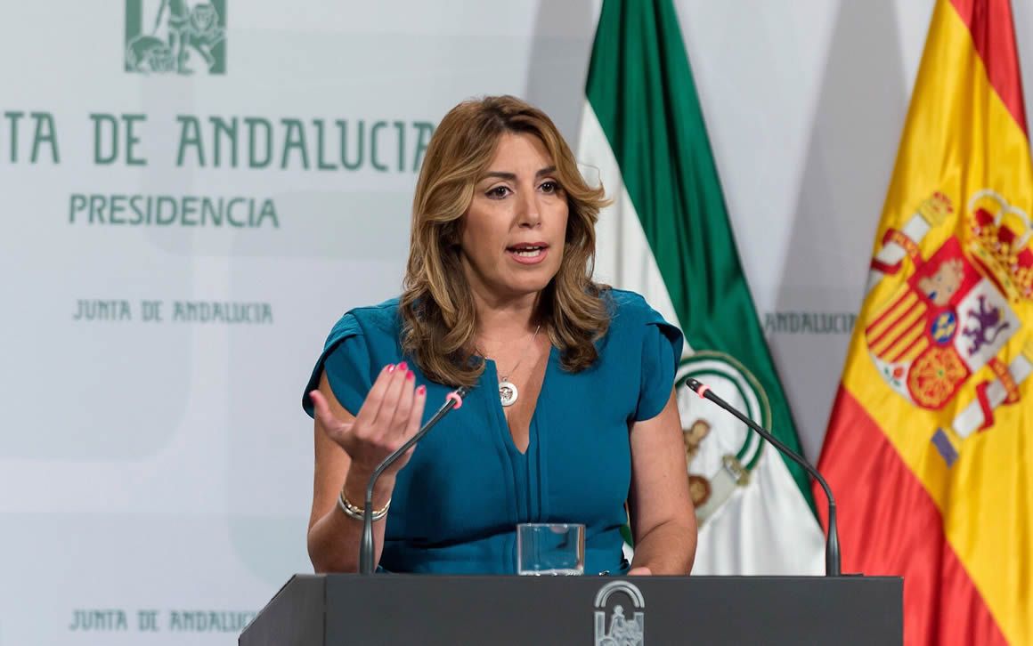 Susana Díaz, presidenta de la Junta de Andalucía. 