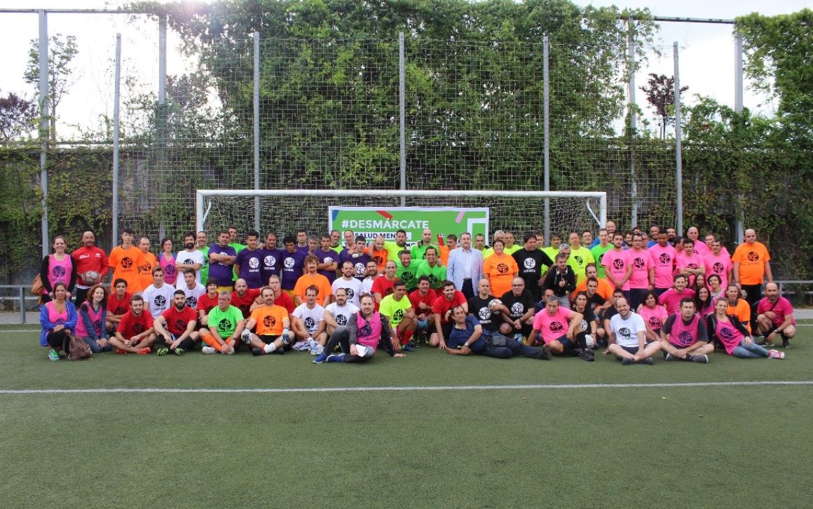 Fútbol solidario para visibilizar la salud mental