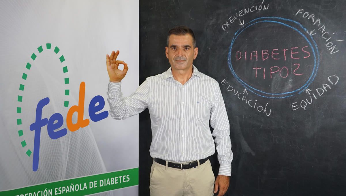 Juan Francisco Perán Perán, presidente de la Federación Española de Diabetes (FOTO: FEDE)