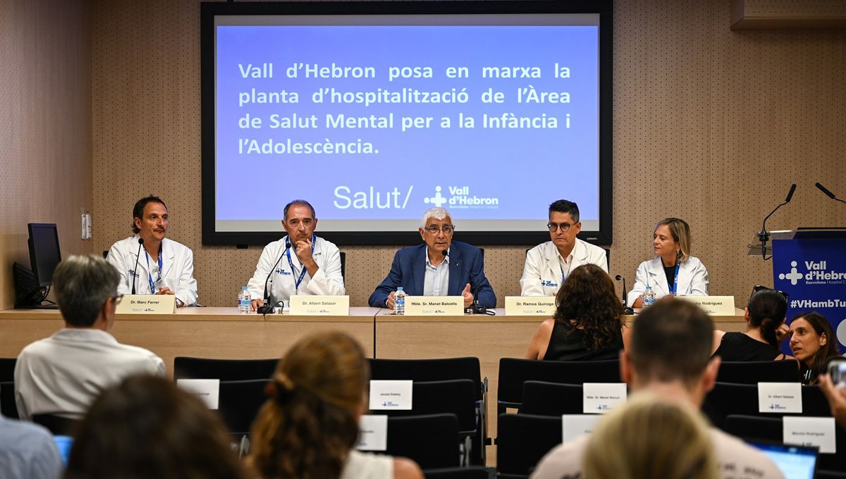 El Vall d'Hebron presenta la planta de hospitalización de Salud Mental para Infancia y Adolescencia (Foto: Gobierno Cataluña)