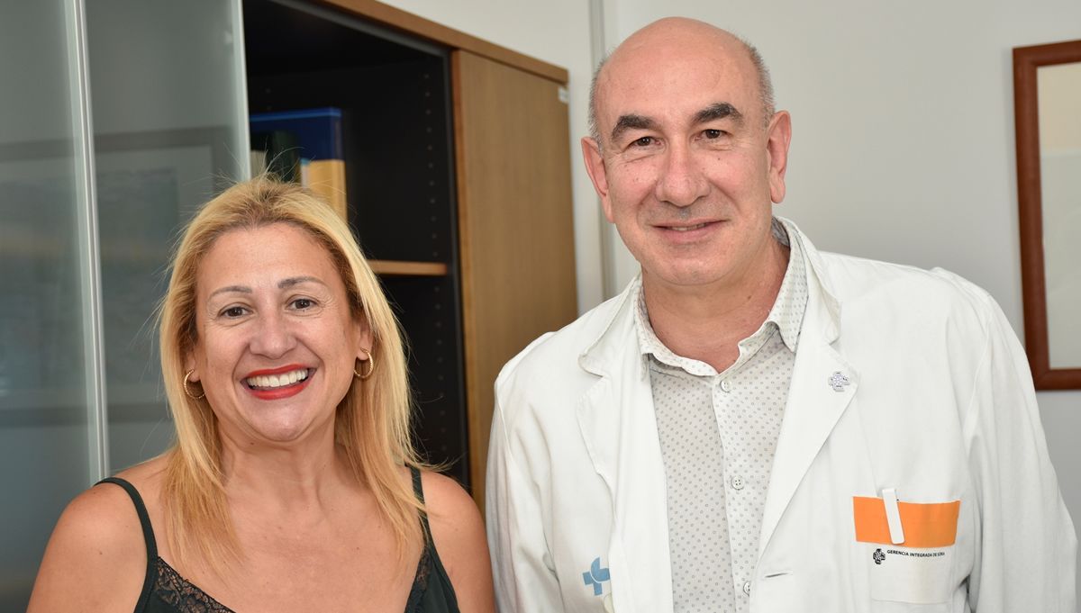 Yolanda de Gregorio, delegada territorial de Soria junto a José Luis Vicente, gerente de Asistencia Sanitaria de Soria (Foto: JCYL)