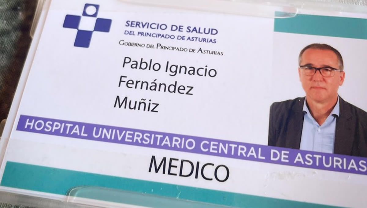 Pablo Ignacio Fernández Muñiz, exconsejero, regresa como médico al servicio asturiano de salud (Foto: RRSS Muñiz)
