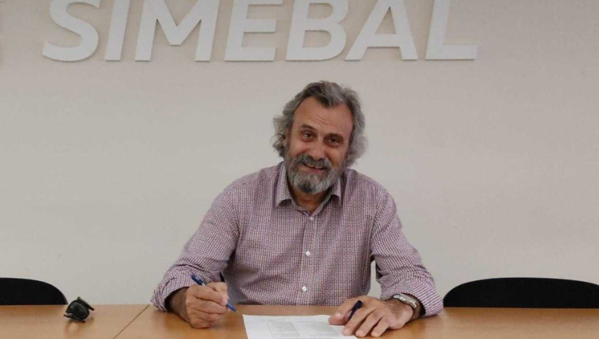 El presidente de Simebal, Miguel Lázaro, atiende a ConSalud.es. (Foto-Simebal)