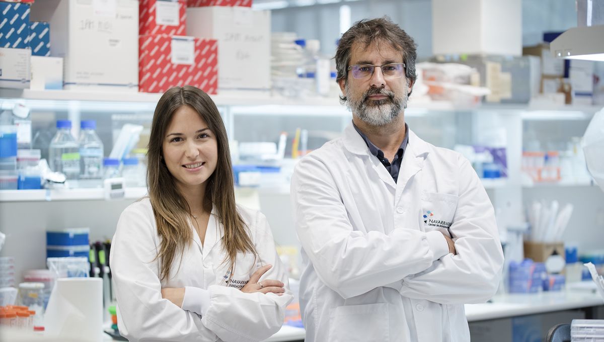 Marta Redondo e Imanol Arozarena, investigadores de Navarrabiomed (Foto: Gobierno de Navarra)