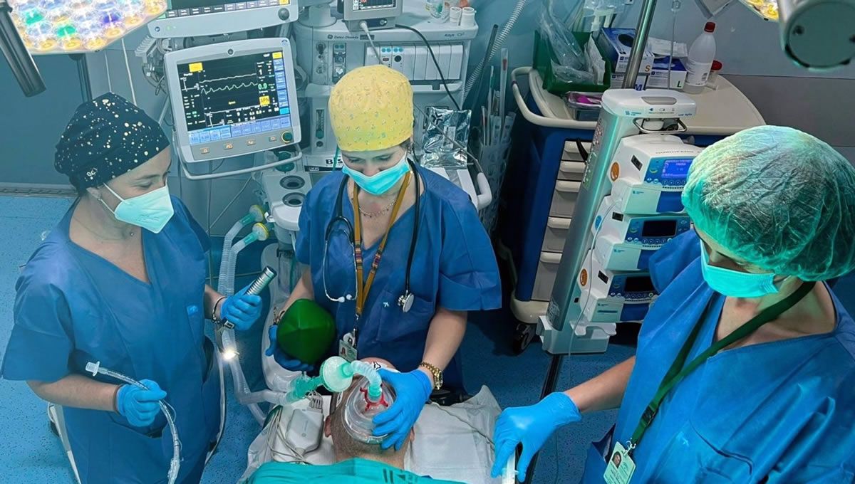 Anestesistas trabajando (FOTO: Junta de Andalucía)