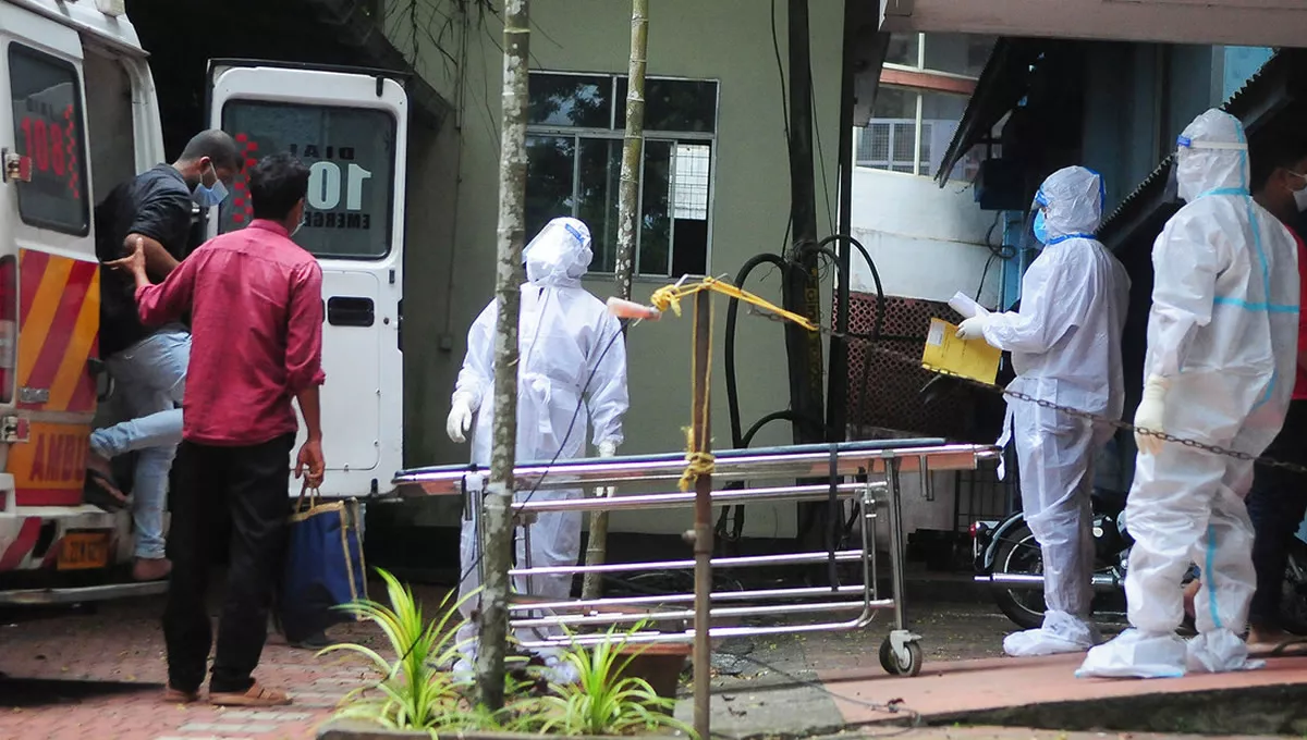 Expertos recogiendo muestras en Kerala por el brote de virus Nipah. (Foto: @NeuronaSV)