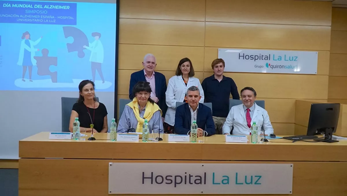 El Hospital La Luz y la Fundación Alzheimer debaten sobre la prevención y diagnóstico del alzhéimer. (Foto: QuironSalud)