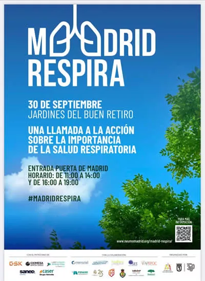 Cartel de la III edición de las Jornadas 'Madrid Respira' (Foto. GSK)