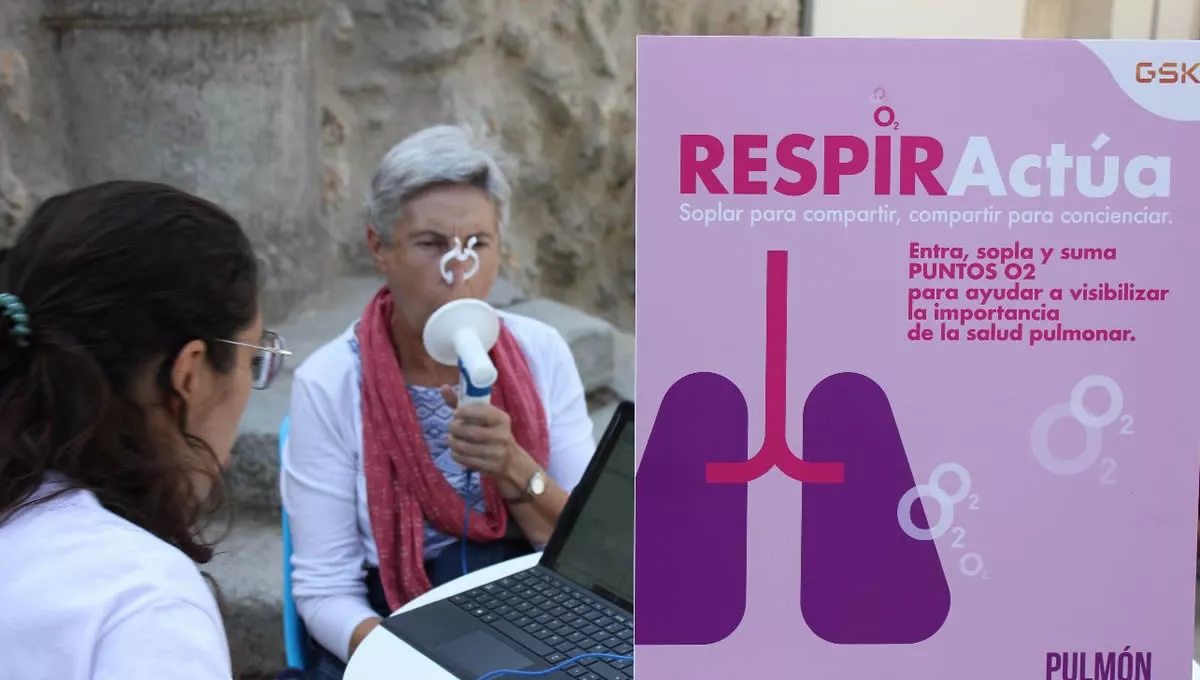 Una de las actividades de la segunda edición de 'Madrid Respira' (Foto. GSK)
