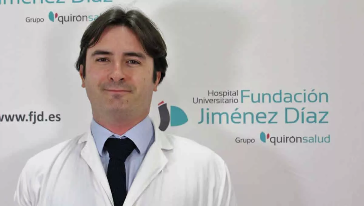 Dr. Felipe Villar, jefe asociado del Servicio de Neumología del hospital madrileño y vicepresidente de la Sociedad Madrileña de Neumología y Cirugía Torácica (Neumomadrid). (Foto: Fundación Jiménez Díaz)